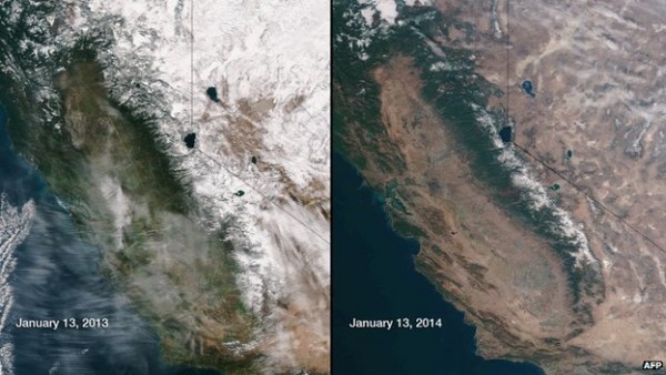 satellite image compares the snow and water cover of January 2013 and January 2014.jpg